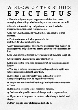15 Epictetus Quotes