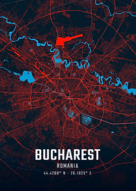 Bucharest City Map