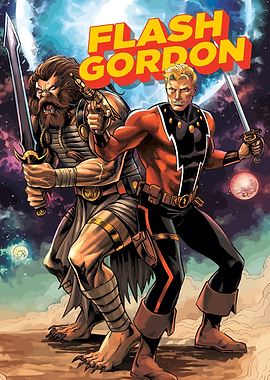 Flash Gordon Comic Cover Art