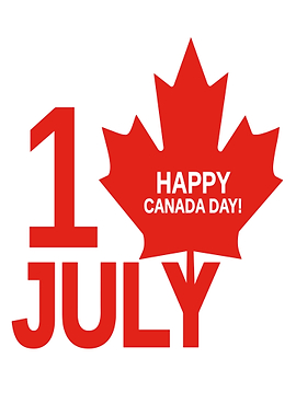 Happy Canada Day Poster