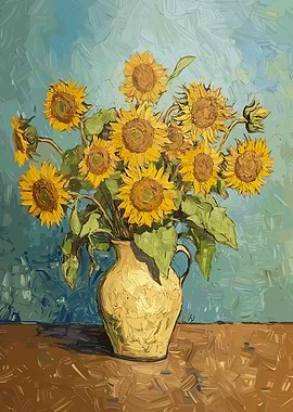 Sunflowers in a Vase