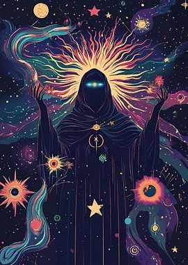 Cosmic Wizard Stars Planets