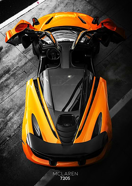 McLaren 720S Top View