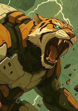Cybernetic Tiger Roar
