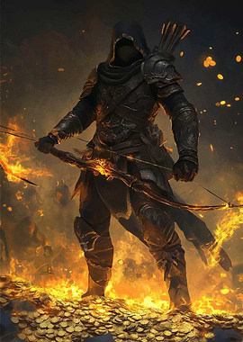 Hooded Archer Gold Coins