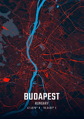 Budapest City Map