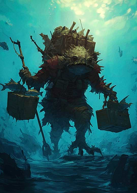 Underwater Creature with Goods