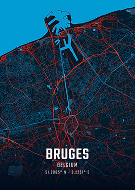 Bruges City Map