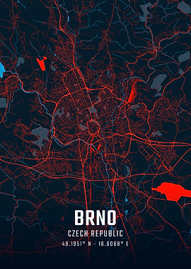 Brno City Map