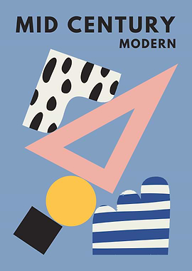 Mid Century Modern Abstract Art