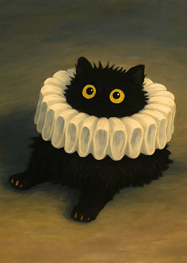 Black Cat ghibli style