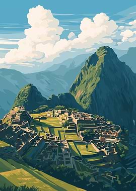 Machu Picchu Landscape
