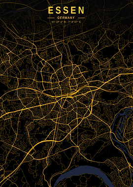 Essen Golden City Map