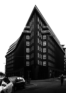 Chilehaus Building in Hamburg, Germany