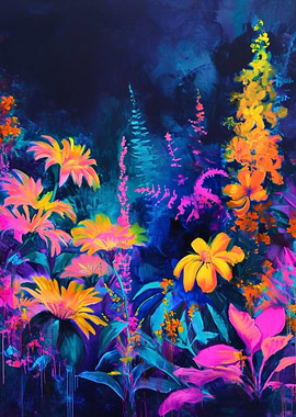 Vibrant Floral Painting