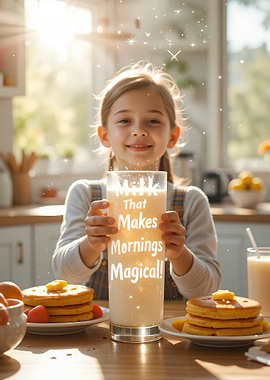 Magical Morning Milk and Pancakes