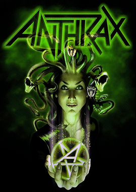 Anthrax Medusa with Pentagram Orb