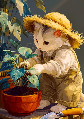 The Gardener Cat