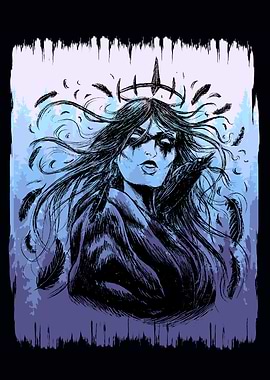 Raven Witch Digital Art