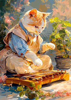 The Musician Cat