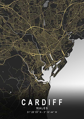 Cardiff Silver City Map