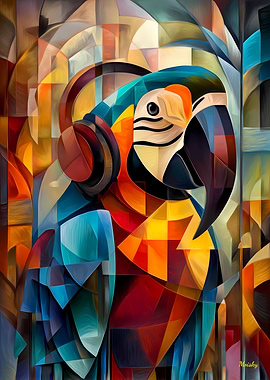 Charming Parrot – Cubist DJ of the Jungle