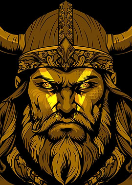Viking Warrior Portrait