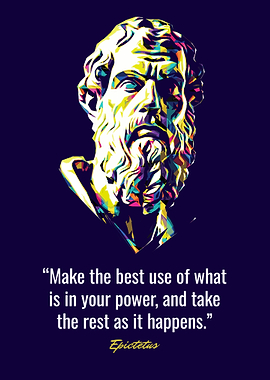 Epictetus Quote Pop Art