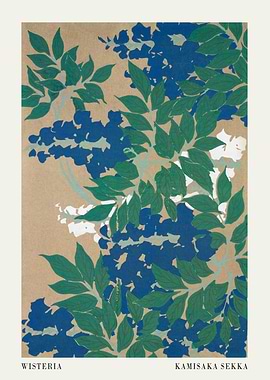 Wisteria by Kamisaka Sekka