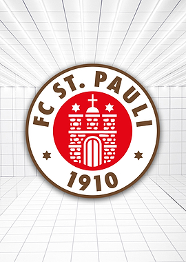 FC St. Pauli Logo on Tiles