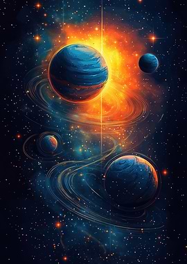 Planets in Space with Rings