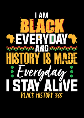 Black History Everyday Graphic