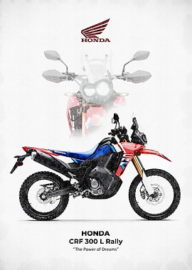 Honda CRF 300 L Rally Motorcycle