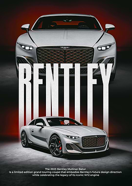 Bentley Mulliner Batur Car Advertisement