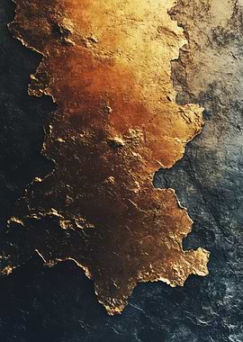 Abstract Gold and Stone Texture