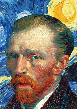 Vincent van Gogh Self-Portrait Painting