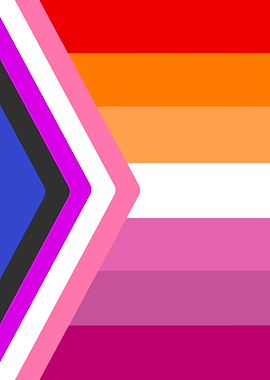 Progressive Lesbian Pride Flag