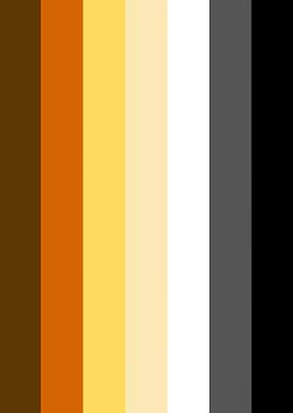 Vertical Color Palette: Brown to Black