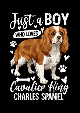 Cavalier King Charles Spaniel Boy Design