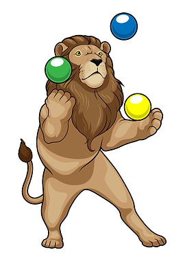 Lion Juggler Juggle