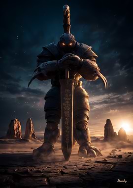 Scorndusk Colossus – The Bladebound Sentinel of the Wastes