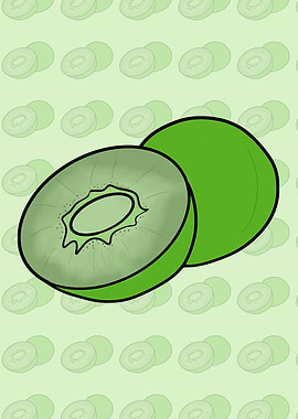 Kiwi Fruit Pattern