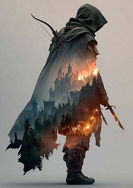 Archer Castle Double Exposure