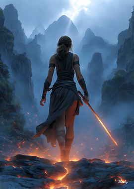 Flamewalker – The Silent Ascent of a Bladeborn Heroine