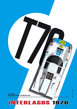 Interlagos 1970 Racing Car Poster