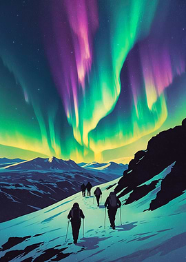 Aurora Trek - Northern Lights Mountain Adventure