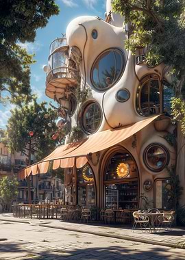 Whimsical Cafe Architecture
