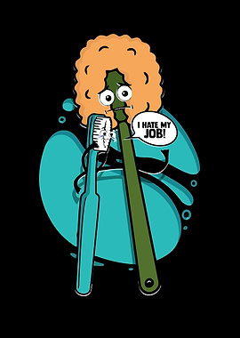 Toothbrushes with Feelings Cartoon