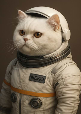 Neko Astronaut Portrait