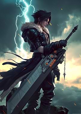 Zack Fair with Buster Sword